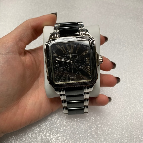 NEW Joseph Abboud Men's Two-Tone Square Face Watch - Picture 2 of 6